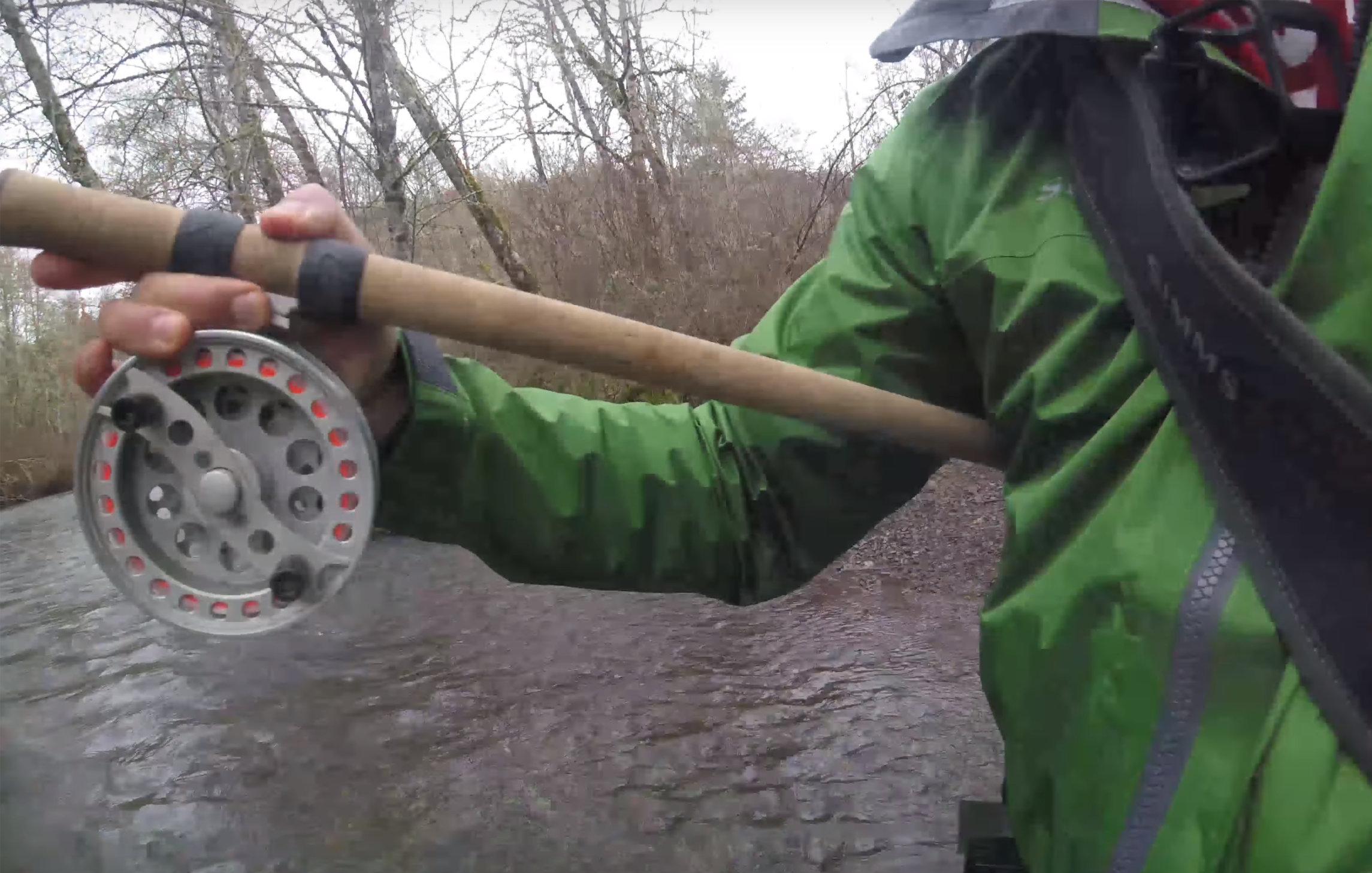 How to cast centerpin grip