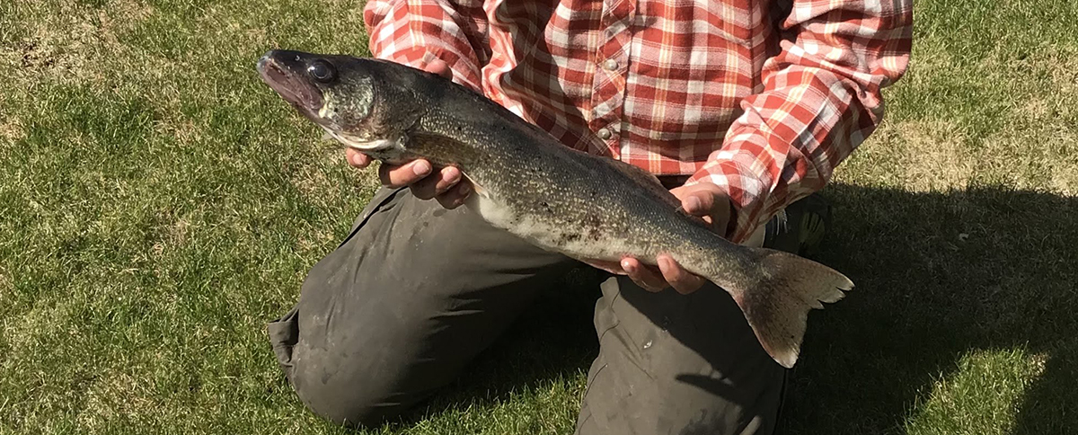 Bank Fishing for walleye on Moses Lake