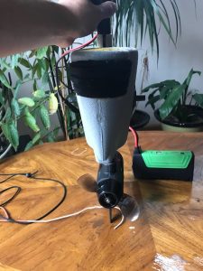 Hobie Kayak trolling motor back view