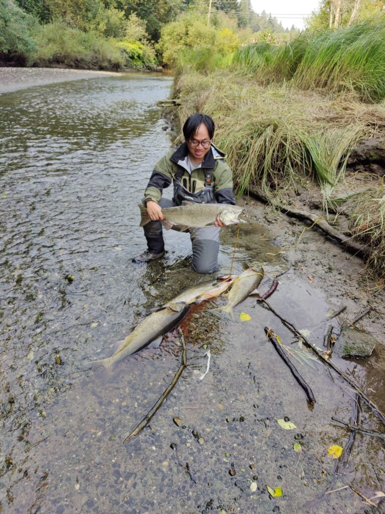 How to fly fish for salmon