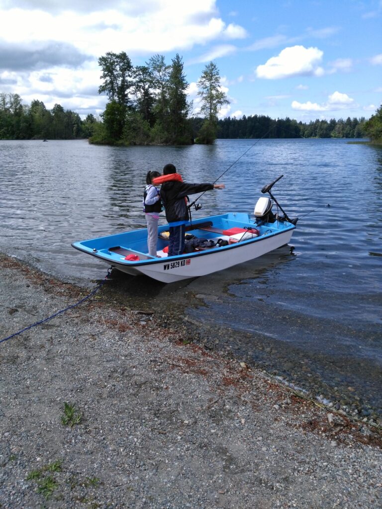 Fishing American Lake